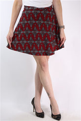 חצאית אתנית בבורדו- S